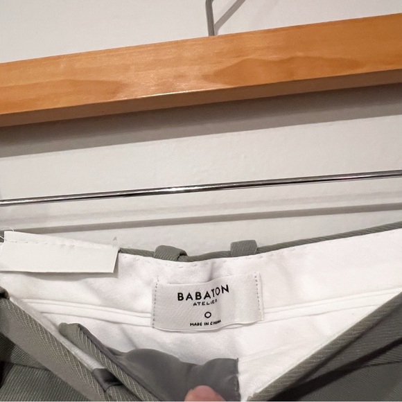 Aritzia Babaton Vogue Mid Rise Tapered Leg Pants Gray - Picture 4 of 7